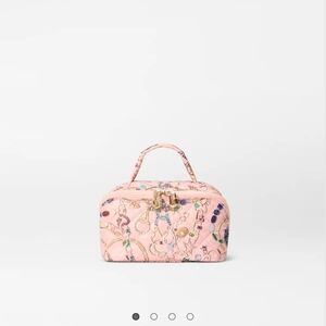 Marla Aaron Pink Lock Print MZ Wallace X Marla Aaron Accordion Jewelry Case